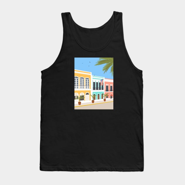 Old San Juan, Puerto Rico Tank Top by lymancreativeco